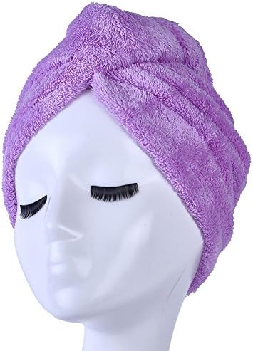 YYXR Microfiber Hair Drying Towel Ultra Absorbent Twist Hair Turban Drying Cap Hair Wrap - Image 6