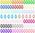 ECADY 100-Piece Metal Snap Hair Clips for Girls, Toddlers, and Kids - Perfect for Fine Hair, Thick Hair, and More - Featuring Fun Cloud Designs by ECADY