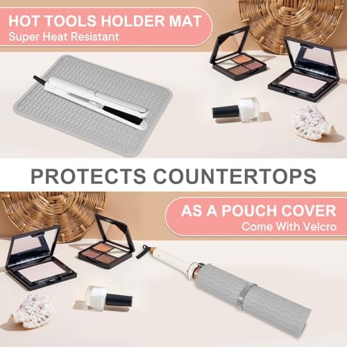 Suafrnut Oversize Silicone Heat Resistant Mat for Hair Tools(14.2" x 11") - Image 6