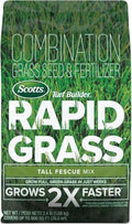 Scotts Turf Builder Rapid Grass Tall Fescue Mix - Combination Grass Seed and Fertilizer for Lawns, Lawn Seed that Grows in Just Weeks, 2.4 lbs. (Pack of 6) by Unknown