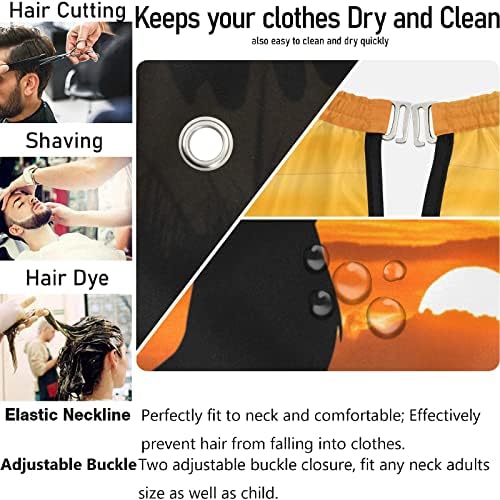 Barber Capes Polyester Hair Cutting Salon Cape with Snaps Beard Bib Hairdresser Gown Stylist Cape For Men Women - Image 5