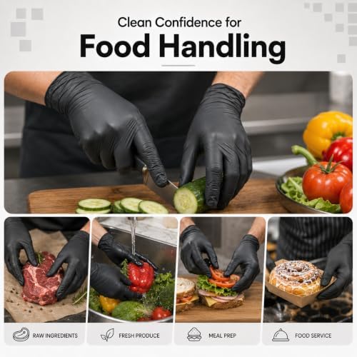 ForPro Disposable Nitrile Gloves, Chemical Resistant, Powder-Free, Latex-Free, Non-Sterile, Food Safe, 4 Mil - Image 6