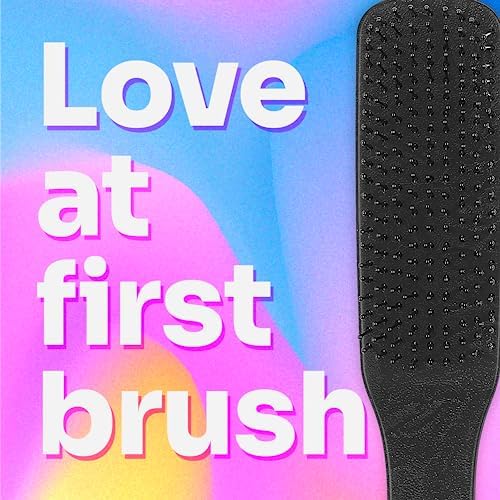 Wet Brush Detangling Hair Brush for Men, Black, Stimulates Scalp & Beard for Fuller Stronger Hair, Intelliflex Detangler Help Bristles Promote Growth & Protect from Breakage, Pain-Free - Image 4