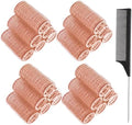 24 Pcs Self-Grip Small Hair Rollers Curlers Set, 25 mm, Brown by obeobyhairaccessories