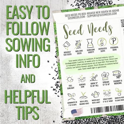 Seed Needs Lemon Balm Seeds to Plant an Herb Garden - 20 Packs - Image 4