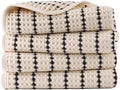 POLYTE 430 GSM Poly Blend Microfiber Quick Dry Waffle Hand Towel, 16x30 in by Polyte