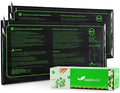 MET Certified 2 Pack Seedling Heat Mat, Seedfactor Waterproof Durable Germination Station Heat Mat, Warm Hydroponic Heating Pad for Indoor Home Gardening Seed Starter(10" X 20") by Seedfactor