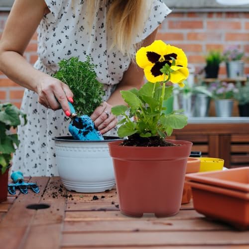 LIOOBO 50pcs Plastic Bonsai Training Pots Round Planters - Image 5