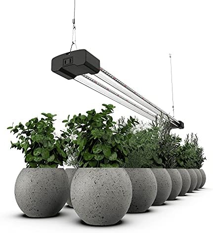 BoostGro LED Grow Light Full Spectrum 5000K Daylight + 660nm Red Linkable Indoor Plant Lighting Fixture (3 FT, Black) - Image 2