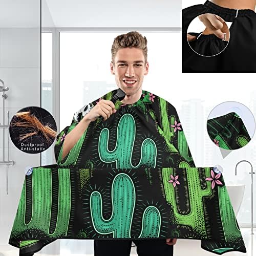 Barber Capes Polyester Hair Cutting Salon Cape with Snaps Beard Bib Hairdresser Gown Stylist Cape For Men Women - Image 3