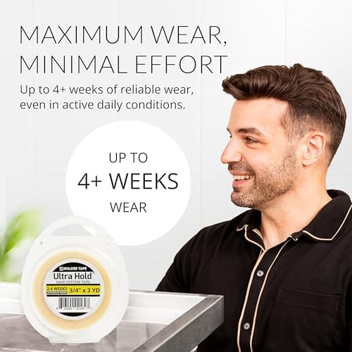 Walker Tape Ultra Hold Hair System Tape Roll 3/4" x 3 Yards, Double Sided Wig Tape for Lace Systems, Tape in Hair Extensions Human Hair, Long Lasting Adhesive for Hairpiece Bonding and Replacement - Image 6