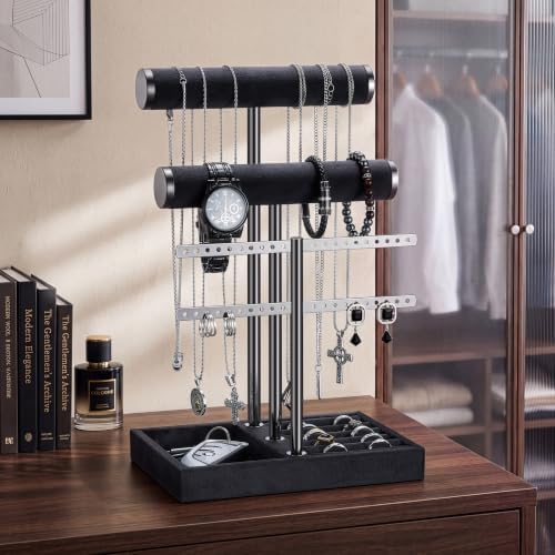 Jewelry Organizer Stand for Necklaces, Bracelets, Earrings, Rings, PB - Image 5
