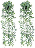 YAYUZEST 2pcs 24" Fake Hanging Eucalyptus Plant for Bathroom Wall Art Decor by Unknown
