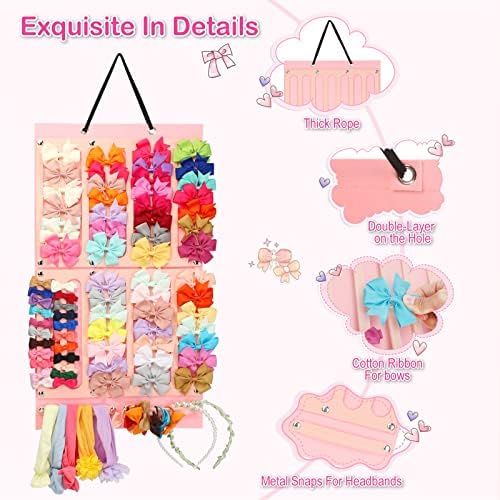 Hair Bows Holder & Organizer for Baby Girl, Baby Hair Accessory - Image 5