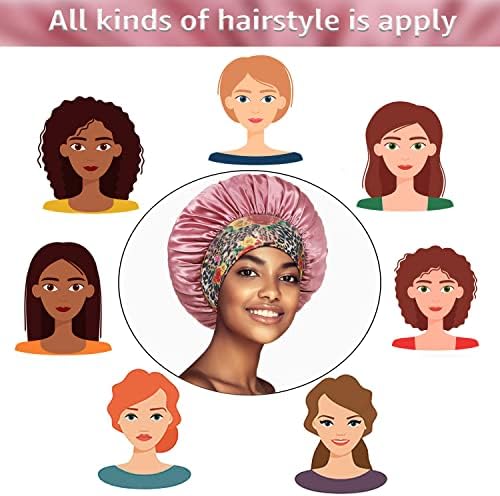 Satin Bonnet Hair Bonnet for Sleeping, Sleep Bonnets for Women - Image 6