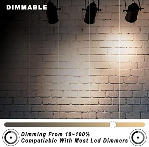 ALIDE Dimmable GU10 Led Bulbs Replace 50W Halogen,4000K Neutral White 6PCS - Image 4