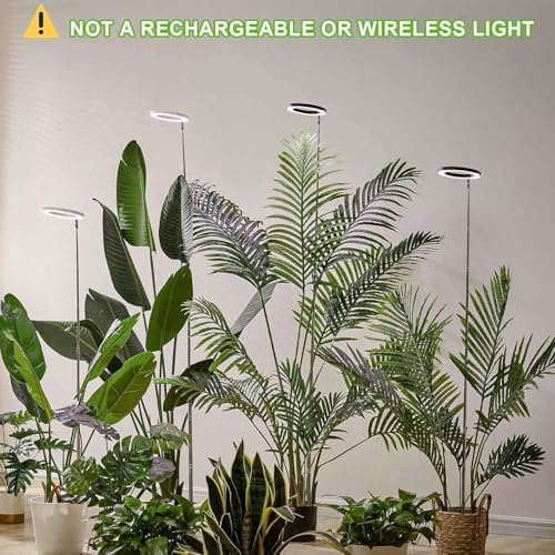 Plant Grow Light,yadoker LED Growing Light Full Spectrum for Indoor Plants,Height Adjustable, Automatic Timer, 5V Low Safe Voltage,Idea for Large Plant Light - Image 5