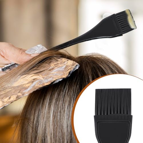 3 Piece Hair Dye Brush Set Reusable Color Tint Applicator Brushes Professional Color Brushes Hair Stylist Supplies for Salon Home DIY Tools(Black, Green, Blue) - Image 7