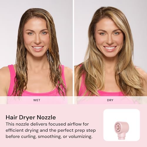 L'ANGE HAIR TurboStyle 5-in-1 Air Styler & Hair Dryer, Auto-Curlers, Black - Image 6