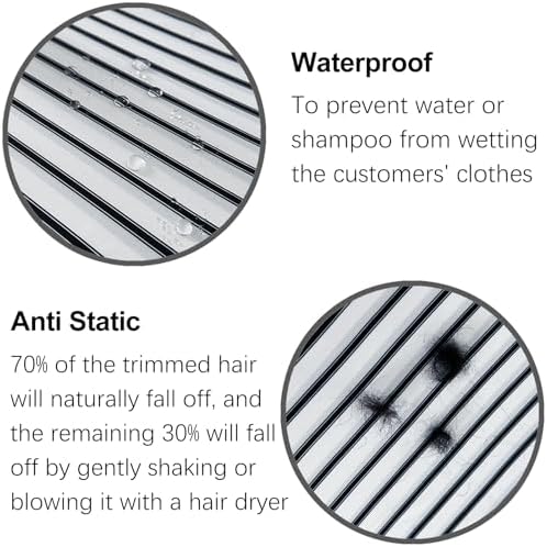 Pelocapa Classics Barber Haircut Capes Extra Large Salon Stylists Hairdressers Gowns Waterproof- 56”× 71” - Image 5