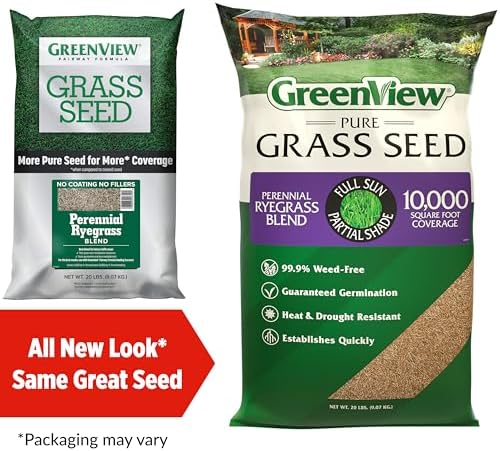GreenView Pure Grass Seed Perennial Ryegrass Blend, 20 lb. Bag - Image 2