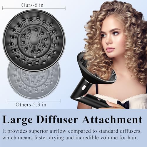 Large Diffuser Attachment for Shark FlexStyle, Upgraded Bigger - Image 3