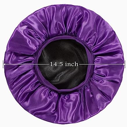 2pcs Satin Silk Hair Bonnet for Sleeping, Sleep Bonnets for Women - Image 5