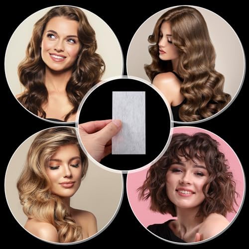90PCS Perm Papers for Hair, Disposable Polyester Hair Paper Wraps, Heat-Resistant End Papers for Hair Rollers, Perm Kits for Salon Tissue, Professional Home Salon Tool for Women Men - Image 7