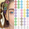 SAOROPEB Star Hair Clips Multicolor 2000s Y2K Hair Accessories -50PCS 1.18" by SAOROPEB