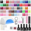 Beetles Gel Nail Polish Kit with U V Light - 80Pcs 55 Colors Gel Nail Kit by beetlesGelPolish