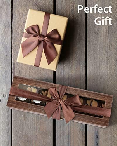 Uten Watch Box 6 Slots with Glass Lid, Wood Grain PU Leather - Image 6