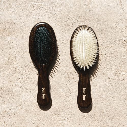 BUR BUR The Mermaid Mini Brush – Mini Boar Bristle Hair Brush - Image 6