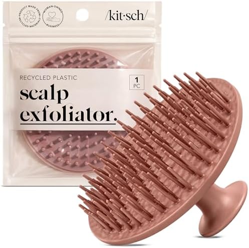 Kitsch Scalp Massager for Hair Care - Shampoo Brush Scalps - Terracotta by Kitsch
