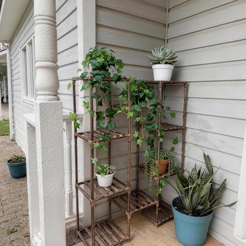 Fake English Ivy Artificial Plants - 33" Set of 2 Realistic Artificial Silk Ivy Vines with Pots, Faux Plants Indoor Home Decor, Low Maintenance Hanging Plant Decoration - Image 3