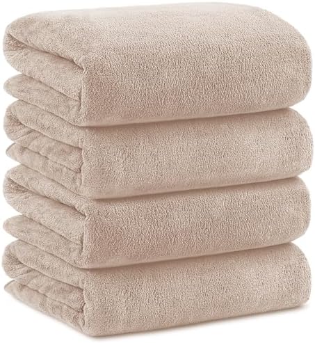 Orighty Bath Towels, Soft Feel Bath Towel, 4 Pack (27'' x 54'') by AllRightinOrighty