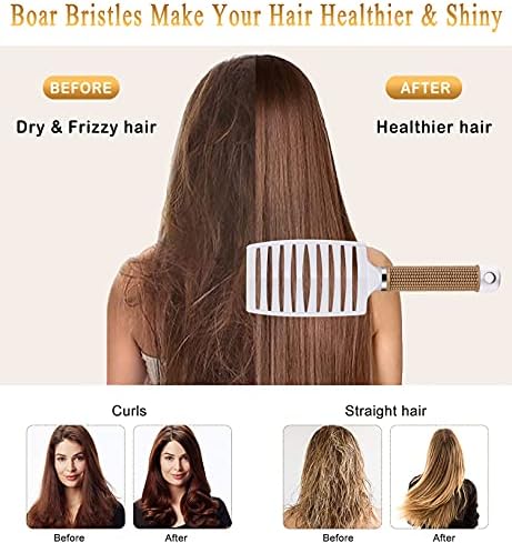 Pain-Free Detangling Brush for Women & Kids, Wet & Dry Hair, All Hair Types - Image 2