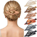 AWAYTR 6Pcs French Flat Hair Clips, Lay Flat Claw Clip for Women by AWAYTR