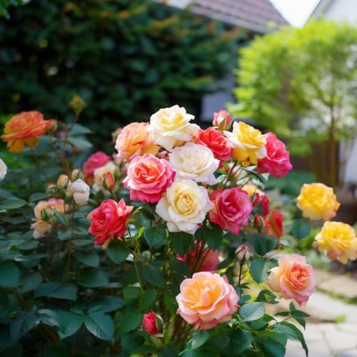 250+ Mix Climbing Roses Flowers Seeds -Rose Bushes Vine Climber Rose Seeds for Planting Outdoors-High Germination Rate Ornamental Your Garden - Image 5
