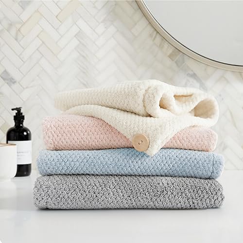 ROLSHOL 4 Pack Extra Large Microfiber Hair Towel Wraps for Women - Image 7