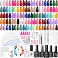 Beetles Gel Nail Polish Kit with UV Light, 68 Pcs 35 Colors Gel Nail Kit by beetlesGelPolish