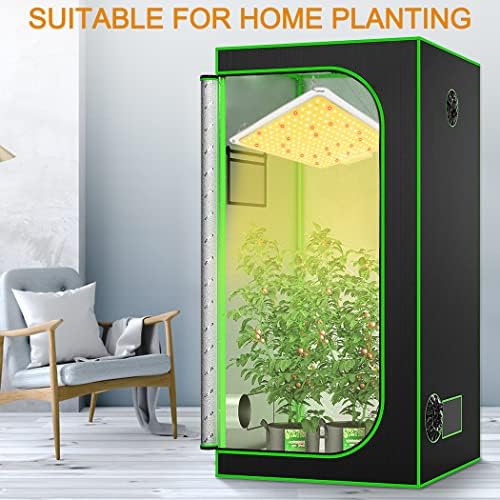 LED Grow Light, SP1000 Sunlike Full Spectrum Dimmable Plant Lights with Thermometer Hygrometer, Growing Lamps for Indoor Plants Seedlings Veg Bloom 2x2/3x3 Ft Coverage - Image 6