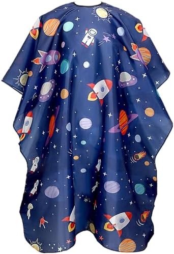 FEBSNOW Kids Haircut Cape, Professional Barber Cape for Children by HOMECRAFTBEAUTYBABY
