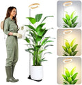 Grow Lights for Indoor Plants, 6.3" Full Spectrum Plant Light with Base by LBW