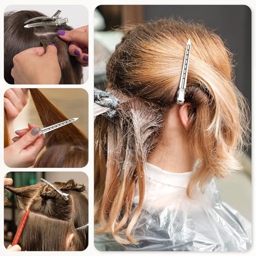 40PCS Metal Duck Bill Hair Clips for Women Alligator Curl Clips for Styling - Image 6