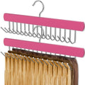 2PACK Hair Extension Holder with 16 Hooks, Hair Extension Hanger for Holding Extra Wide Weft/Styling/Air-Drying/Coloring, Braiding Hair Rack for Barber Shop/Home, 2PACK - PINK by FIPUTE-MakesLifeEasier