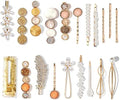 Mehayi 20 PCS Hair Accessories for Decorative Party Wedding, Pearl Hair Clips Set Fashion Korean Acrylic Resin Hair Barrettes, Bobby Pins Hairpins for Women and Ladies Girls Headwear Styling Tools by Mehayi