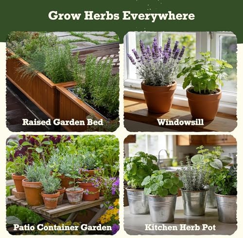 Lush&Dew Holistic Family Apothecary Seed Chest, 30000+ Medicinal Herb Seeds - Image 6