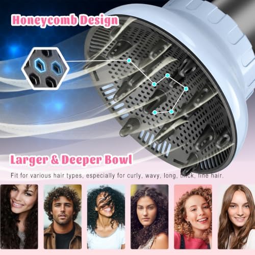 Universal Hair Diffuser Attachment for 1.4"-3.1" Blow Dryer Nozzles - Image 5