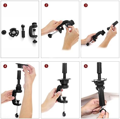 Mannequin Head with Hair, TopDirect 29" Hair Manikin Training Head Hairs Practice Cosmetology Hairs Doll Styling Hairdressing Braiding Heads with Clamp Holder and Tool Kit - Image 7