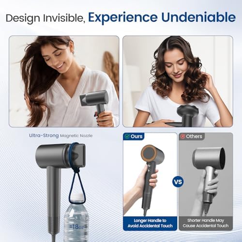 Hair Dryer with Diffuser, 180,000 RPM High Speed Blow Dryer with Diffuser - Image 7